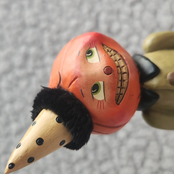 Janell Berryman’s Pumpkinseeds Folk Art “My Favorite Pumpkin Man“ 2007 Figurine - Picture 2 of 8